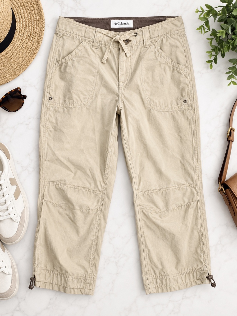 Columbia Women’s Beige Capri Outdoor Pants – Size Small